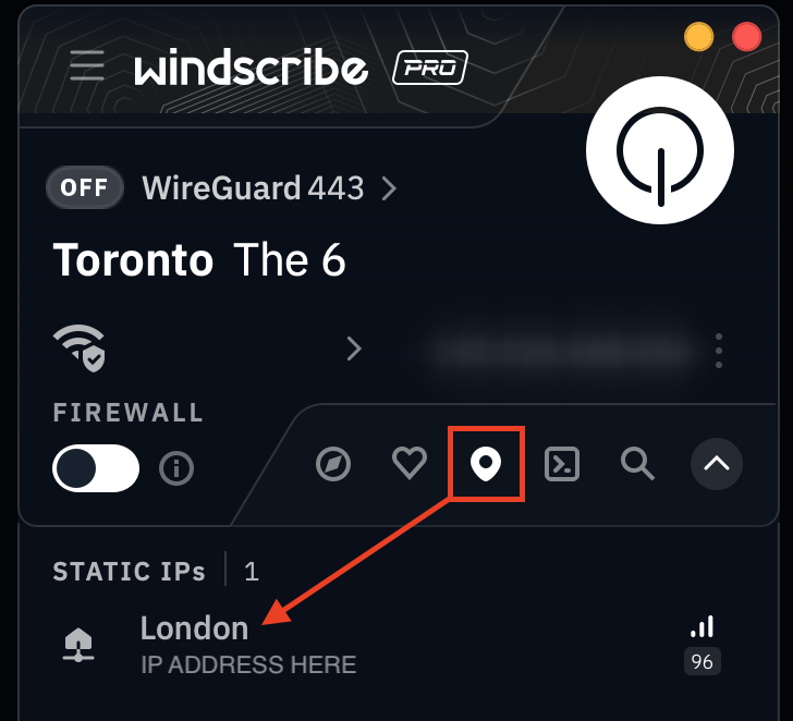 Static IP icon